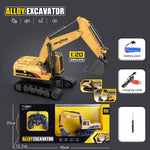 2.4G RC Excavator 1/20 Alloy RC Engineering Vehicles 6 Channels Excavator For Kids