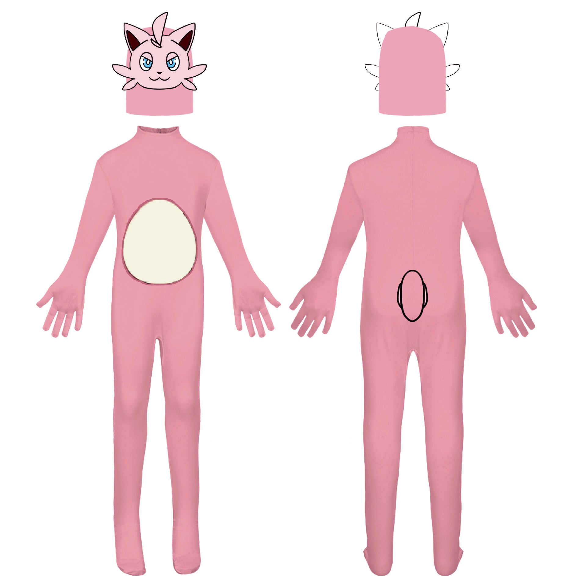 Kids Palworld Costume Cativa Cosplay Outfit Pink Jumpsuit and Helmet 2pcs Suit