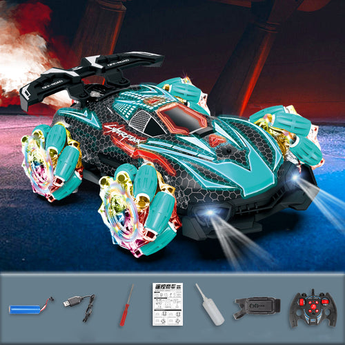 2.4G Remote Control Car 360° Rotation Drift Racing Car Dual Control Electric Spray Car Toy