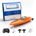 Kids Remote Control Boat 2.4G RC Rolling Stunt Boat Two Speeds Adjustable Speedboat