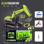 2.4G RC Excavator 1/20 Alloy RC Engineering Vehicles 6 Channels Excavator For Kids