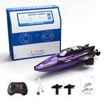 Kids Remote Control Boat 2.4G RC Rolling Stunt Boat Two Speeds Adjustable Speedboat