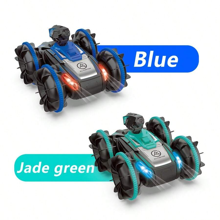 2.4G Amphibious Vehicle Dual Mode Water Column Car 360° Rotation Waterproof RC Car For Kids