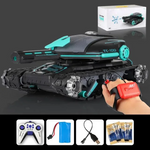 2.4G Remote Control Tank Water Bomb Car Tracked Battle Tank Car Two Controls For Kids