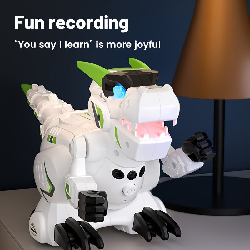 2.4G Remote Control Dinosaur Intelligent Induction Dinosaur Recording Kids Interactive Early Education Toy