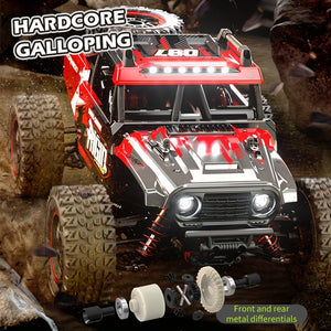 2.4G RC Off-road Car 48KM/H Fast RC Car 4WD Full Scale Truck For Kids Adults