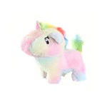 Unicorn Plush Toy Talking Wagging Nodding Educational Doll Electric Animal Interactive Animated Toy for Toddler