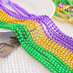 Mardigra Beads New Orleans Holiday Party Necklace Carnival Decorative Chain (18pcs/set)