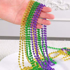 Mardigra Beads New Orleans Holiday Party Necklace Carnival Decorative Chain (18pcs/set)