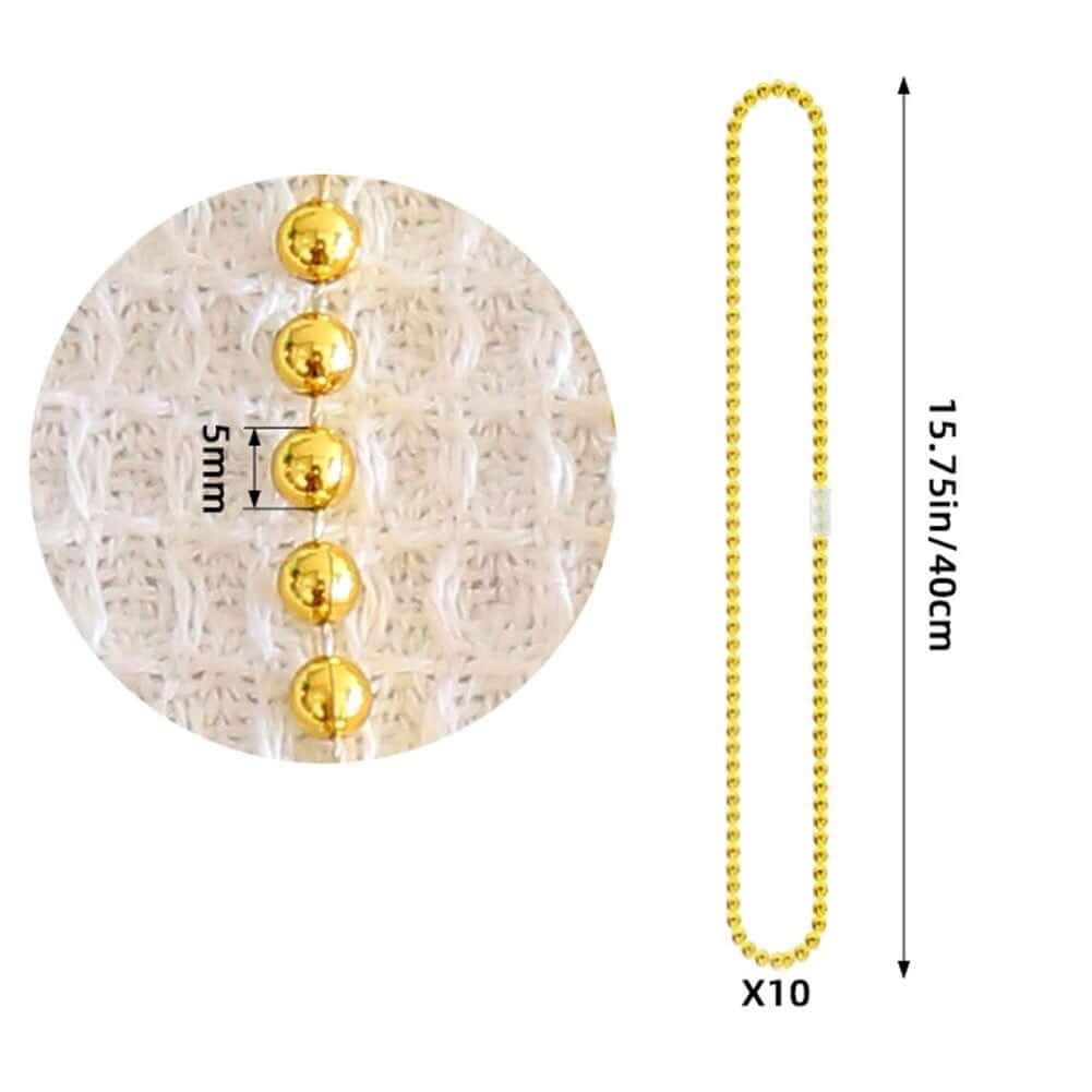 Mardigra Beads New Orleans Holiday Party Necklace Carnival Decorative Chain (18pcs/set)
