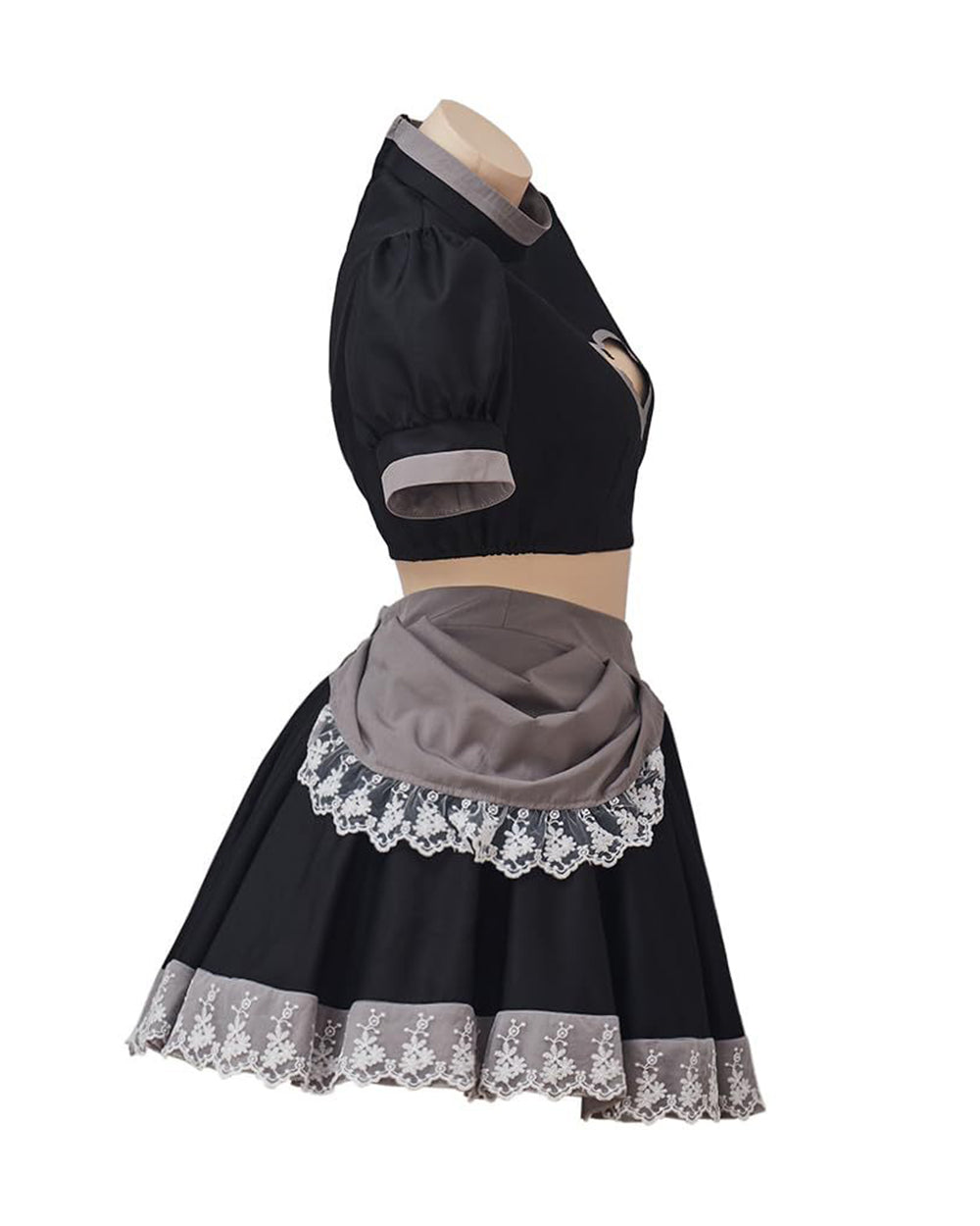 Pink Princess Costume Peach Daisy Rosalina Bowsette Crop Tops and Skirt 2pcs Suit for Girls Women Cosplay Events