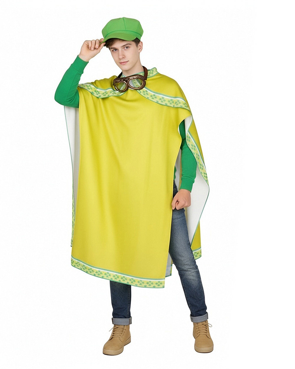 Sand Kingdom Adventure Outfit Desert Explorer Poncho Cloak and Matching Goggles Suit