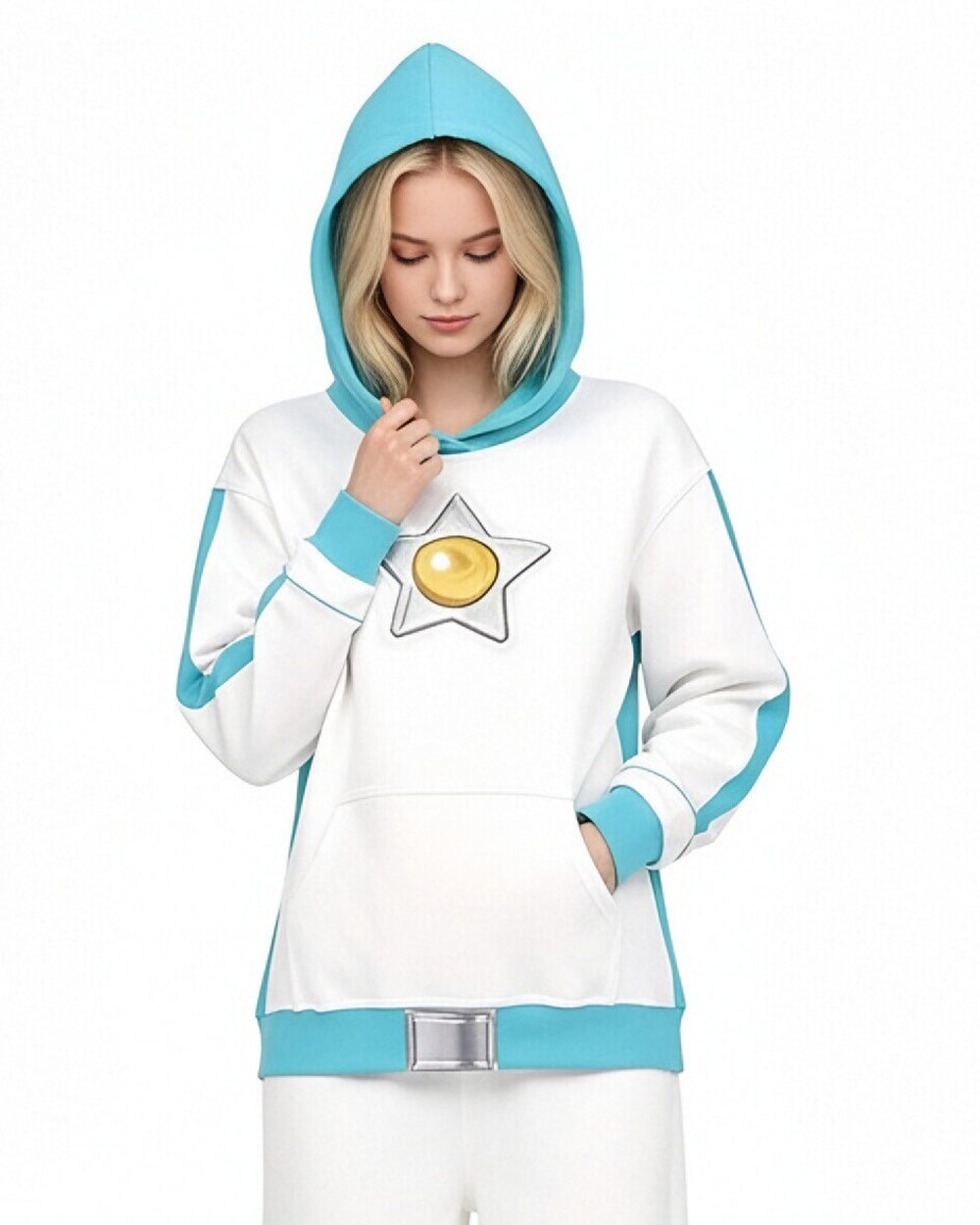Rosalina Hoodie Video Game Player Pullover Sweatshirt for Daily Wear Gaming Conventions Events