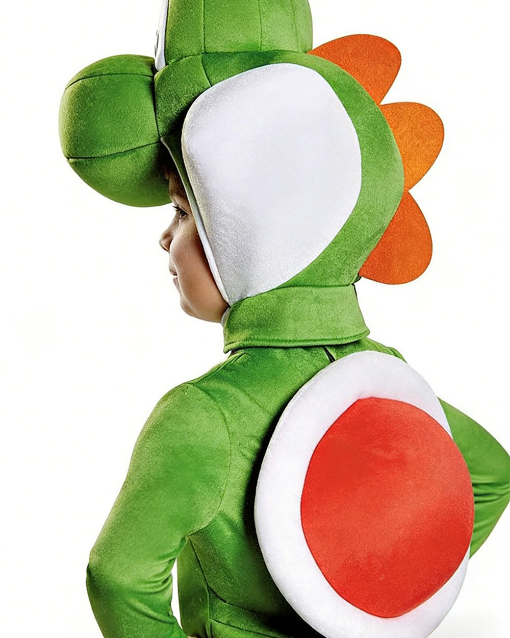 3pcs Dinosaur Costume Green Dragon Jumpsuit Helmet and Saddle Suit for Cosplay Party