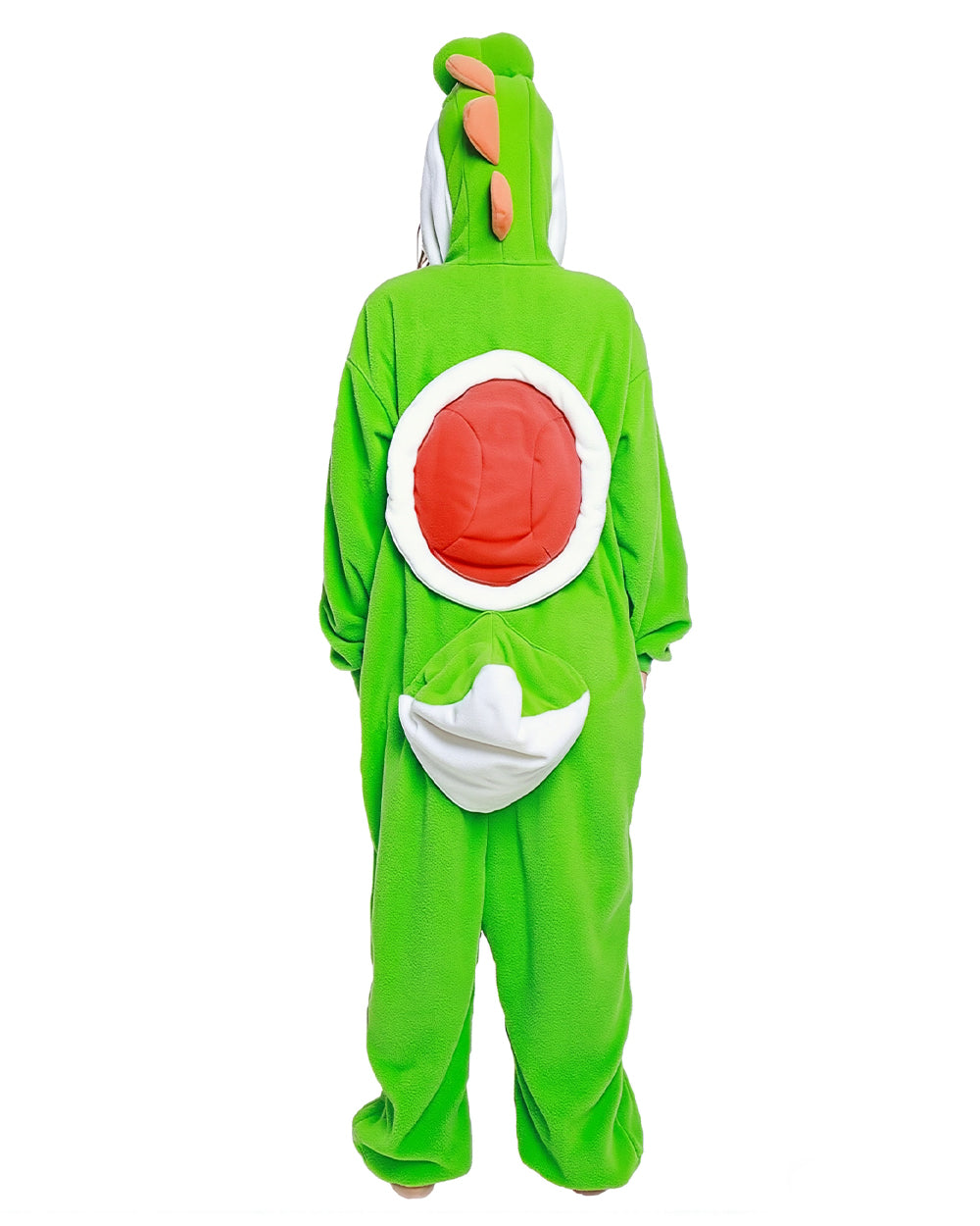 Green Dinosaur Plush Onesie Soft Pajamas with Spiky Tail for Cozy Home Wear