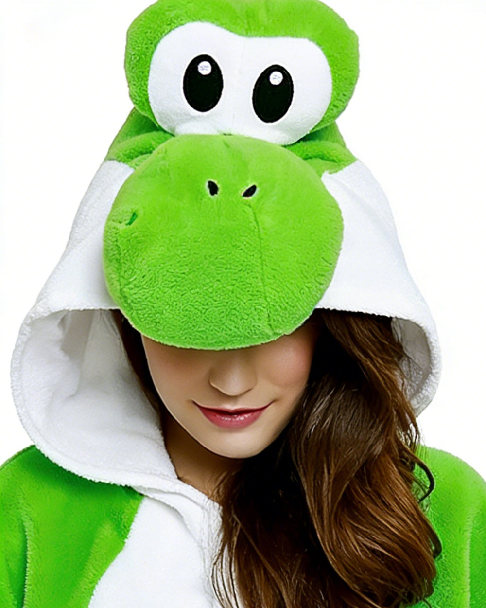 Green Dinosaur Plush Onesie Soft Pajamas with Spiky Tail for Cozy Home Wear