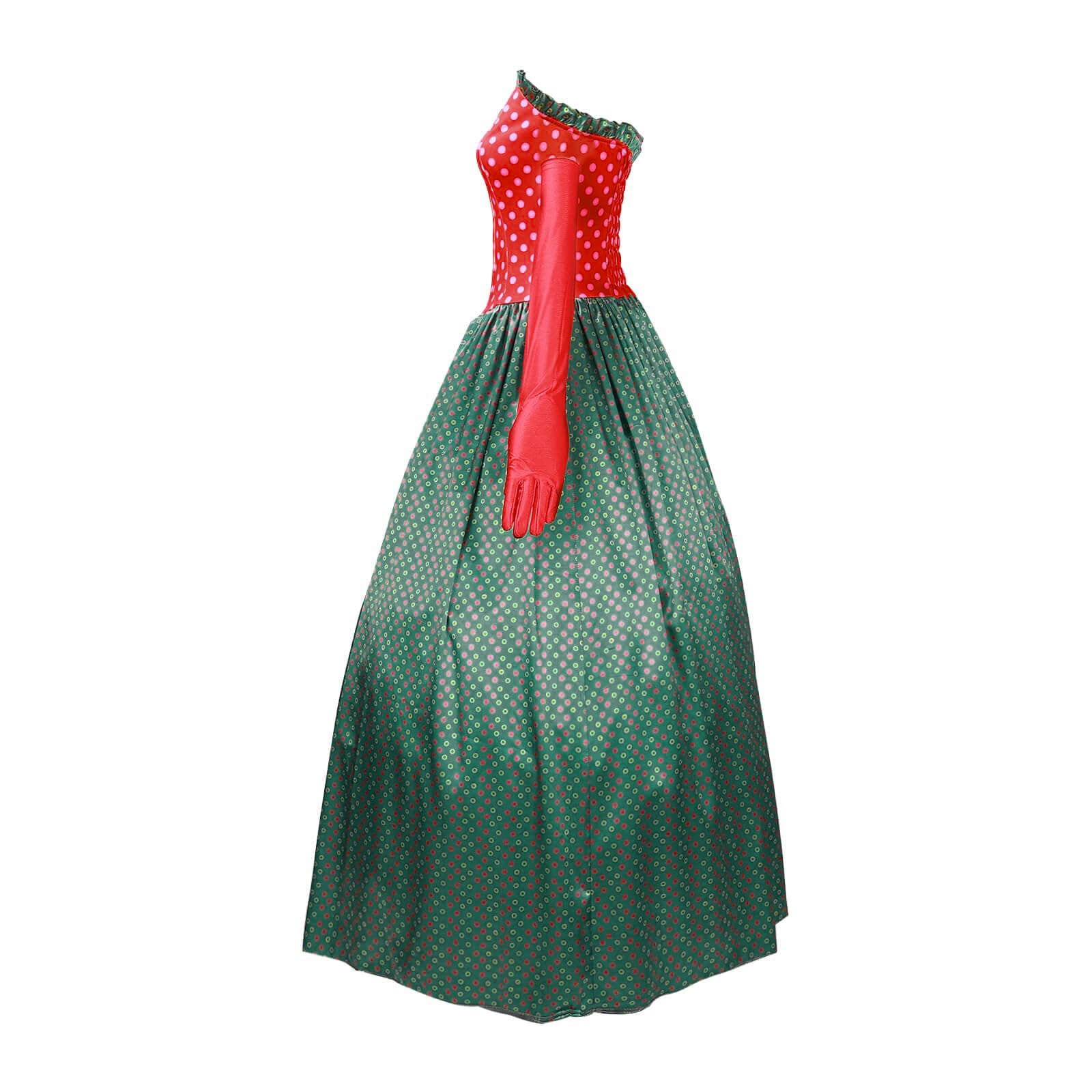 martha may red dress Martha May Whovier The Grinch Inspired Red Green Christmas Tutu Dress Glittering Sparkling Ball Gown Pageant Gala Party Halloween Costume