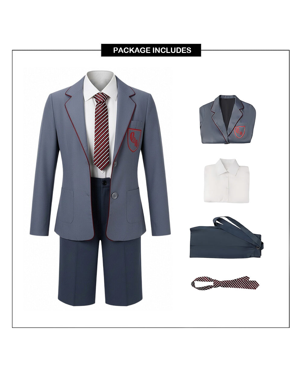 World Book Day Outfit Boys School Uniform for Book Lover Themed Events