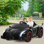 12V Kids Lambo Ride On Car Sports Dual Drive Car with 2.4G Remote Control Electric Racing Car