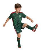 Mexico Soccer Jersey Shirts Shorts Socks and Sling Bag Soccer Fan Cheering Kit for Game Day Party Supplies