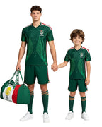 Mexico Soccer Uniform Jersey Shirts Socks and National Duffel Bag Complete Training Kit for Soccer Players
