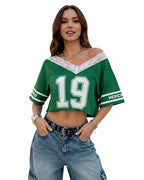 Mexico Female Jersey 2026 Mexico Soccer Jersey for Women Streetwear Crop Shirt