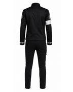 Pop Star Outfit Black Jacket Shirt and Pants 3pcs Suit for Kids Adults Halloween Cosplay Party