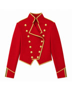 Kids Pop King Costume Red Jacket Pants and Glasses for Cosplay Events Halloween Party