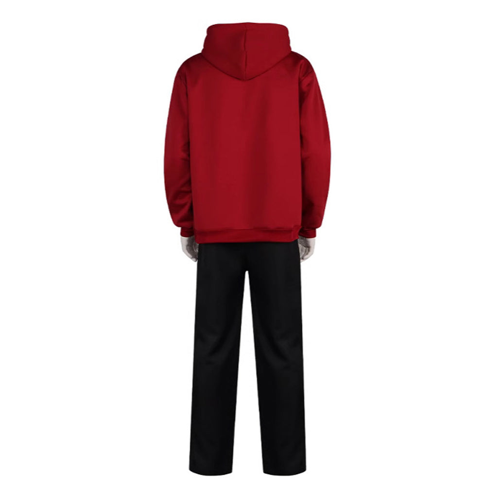 Sebastian Eugene Hansen Hoodie and Pants Young Brother Red Sweatshirt Cosplay Outfit