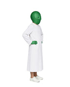 Goomi Costume Green Monster Helmet Robe and Gloves 3pcs Suit for Kids Adults Cosplay Events
