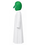 Goomi Costume Green Monster Helmet Robe and Gloves 3pcs Suit for Kids Adults Cosplay Events