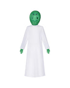 Goomi Costume Green Monster Helmet Robe and Gloves 3pcs Suit for Kids Adults Cosplay Events