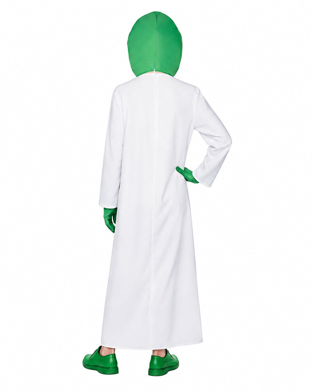 Goomi Costume Green Monster Helmet Robe and Gloves 3pcs Suit for Kids Adults Cosplay Events
