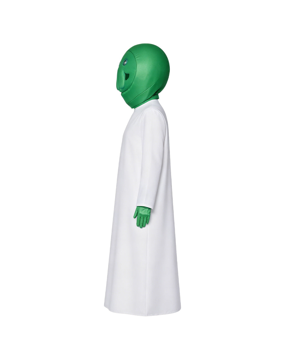 Goomi Costume Green Monster Helmet Robe and Gloves 3pcs Suit for Kids Adults Cosplay Events