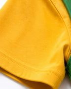 Kids Yellow Monster Outfit Cute Goggles Boy James Shirt Vest Shorts and Socks 4pcs Suit for Cosplay Party