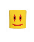 Partygoers Costume Yellow Loose Onesie with Bloody Helmet Escape The Room Outfit for Kids Adults Cosplay
