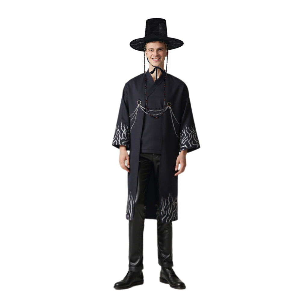 Kids Adults “Your Idol” Performance Costume Full Set Black Party Cosplay Costume