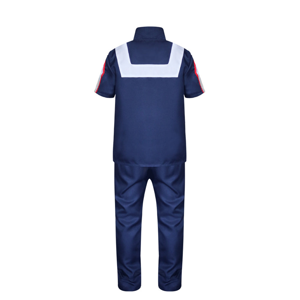 Adult Todoroki Costume High School Uniform Unisex Hero Tops Pants Sportswear for Training