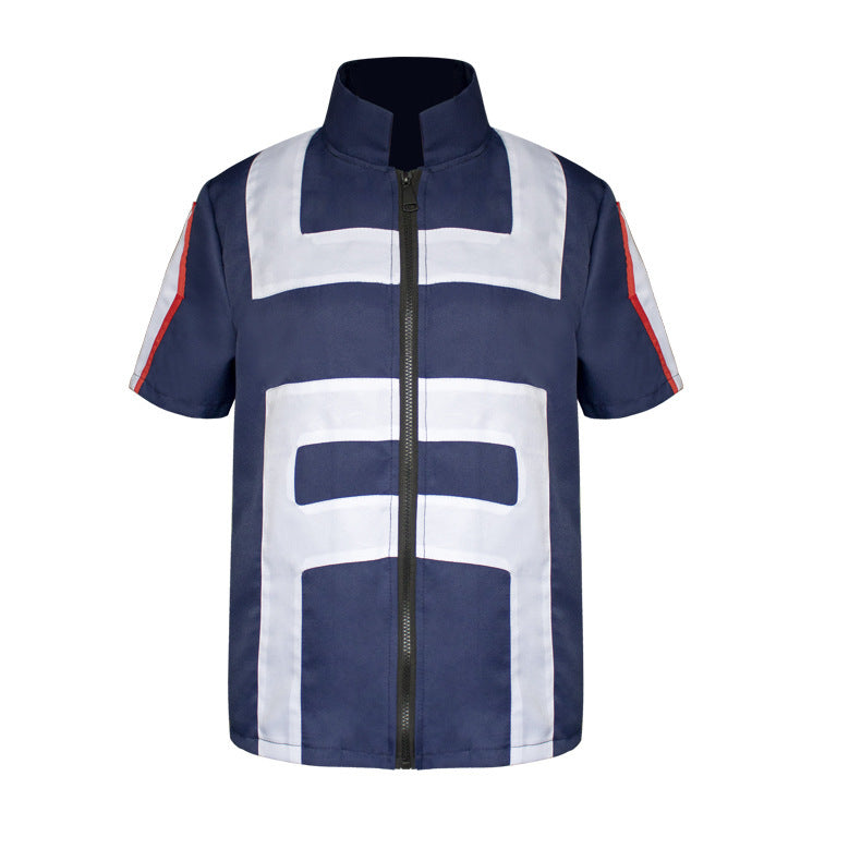 Adult Todoroki Costume High School Uniform Unisex Hero Tops Pants Sportswear for Training