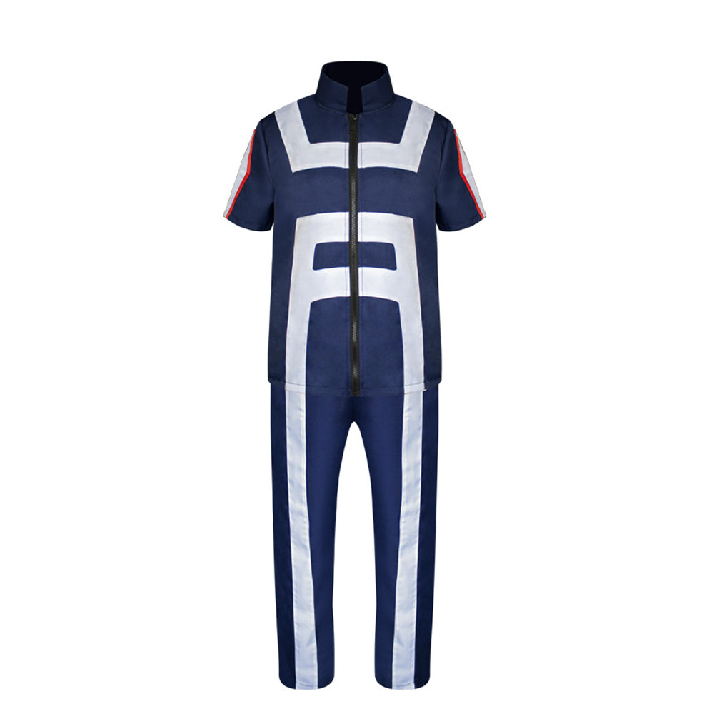 Adult Todoroki Costume High School Uniform Unisex Hero Tops Pants Sportswear for Training