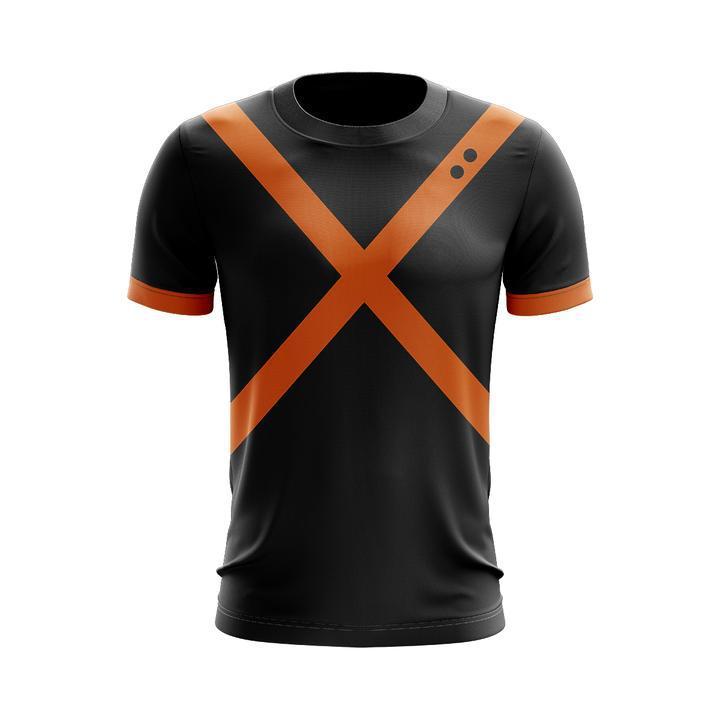 Anime MHA Katsuki Costume Adult Cosplay Hoodie Pants and T-shirt