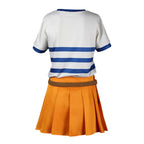 Grand Line Navigator Cosplay Costume Straw Hat Shirt Dress Suit Kids Adults Halloween Carnival Outfits