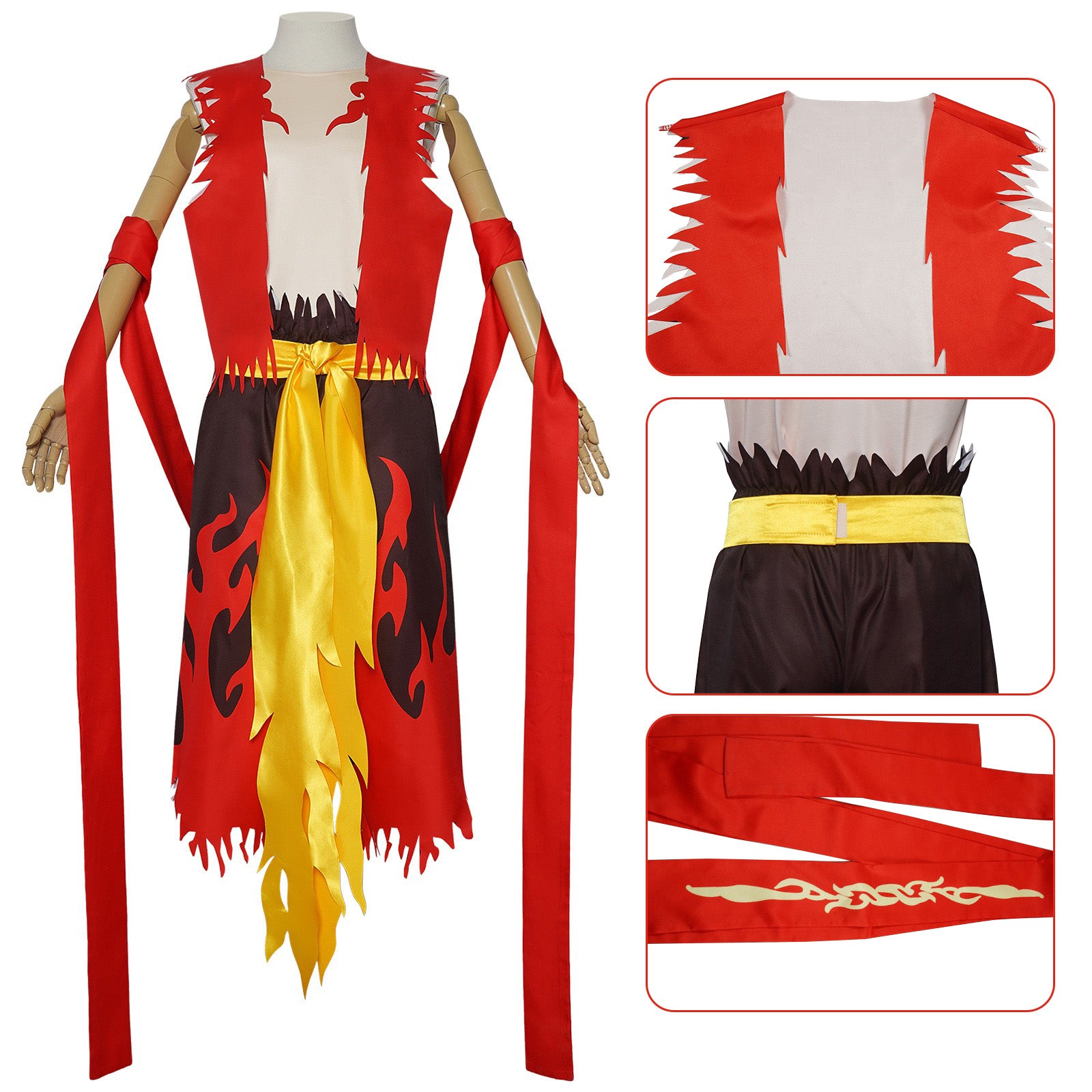 Teens Demon Costume with Hun Tian Ling Adult Dress Up Outfit