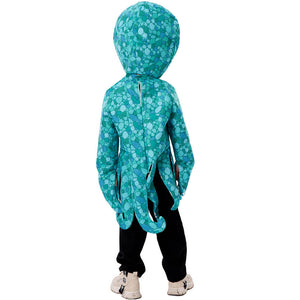Blue Octopus Costume for Children Girls Boys Sea Creature Cosplay Costumes