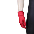 Hero Costume Red Warrior Jumpsuit with Matching Eye Mask and Gloves Suit for Comic-Con