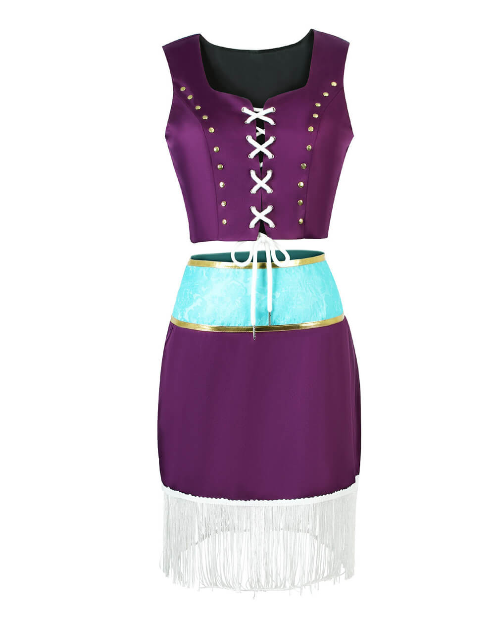 Robin Cosplay Costume Miss All Sunday White Fur Collar Coat with Dress Hat Suit for Cosplay Party