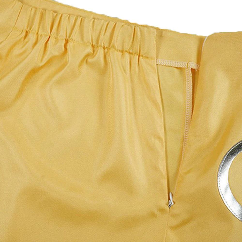 Grand Line Girl Costume MODE Tank Top and Yellow Skirt Brave Voyager Cosplay Set