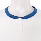 Grand Line Navigator Costume Blue White Top with Yellow Mini Skirt 2pcs Adventure Outfit