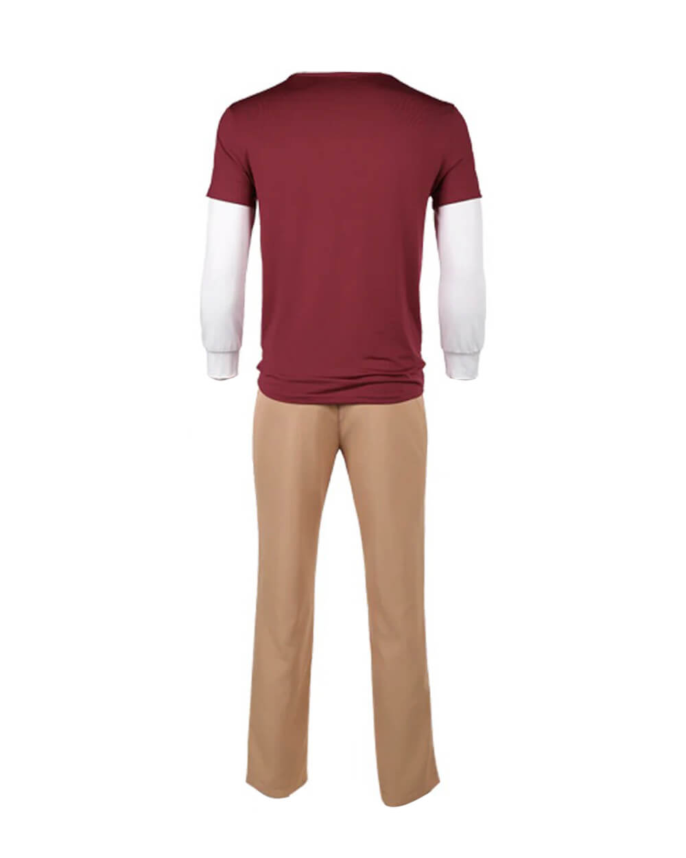 Pirate Adventure Outfit Sanji Short Sleeve Outer with White Long Sleeve Shirt Khaki Pants 3pcs Suit