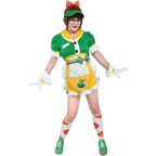 Women Honeydew Mei Ling Costume Green OW Sexy Cosplay Outfit for Game Player